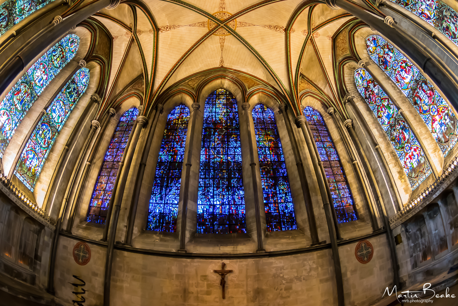 Salisbury Cathedral - Trinity Chapel - Prisoners of Conscience Window by Gabriel Loire