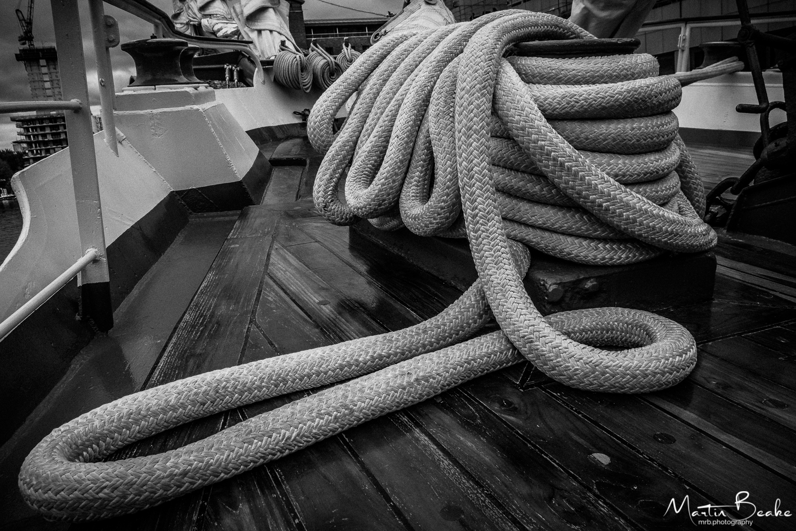 Rope Onboard the ARC Gloria