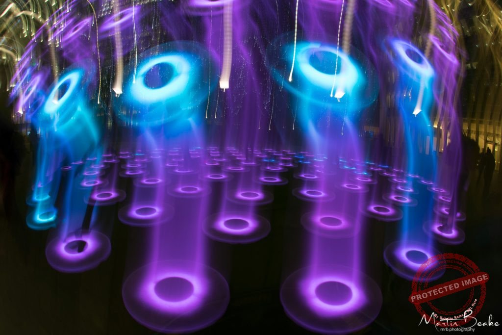 Winter Lights Installation - The Pool by Jen Lewin Studio