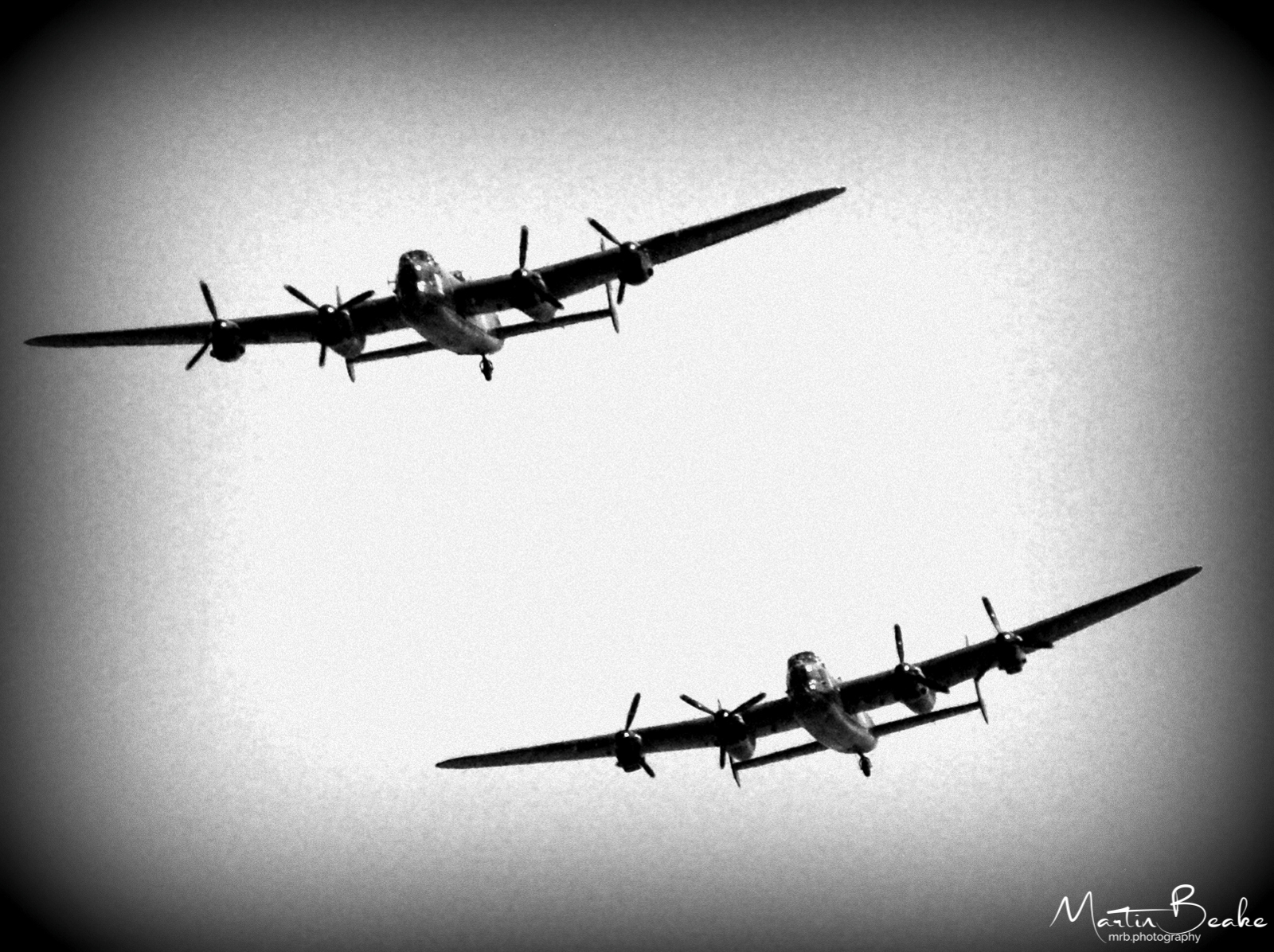 Twin Lancaster Bombers