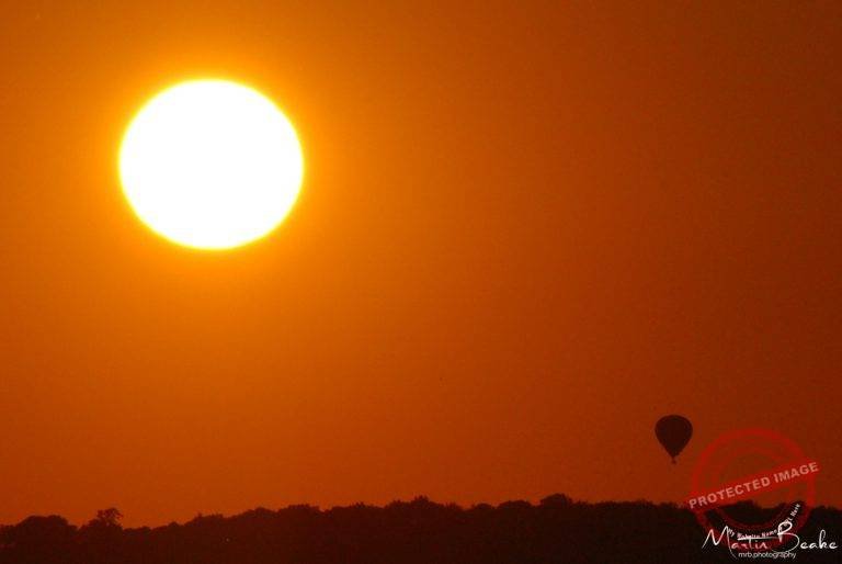 Summer Solstice Sunset Balloon