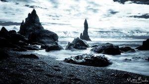 Black Sand Beach - Surreal
