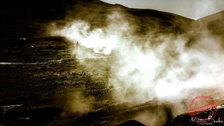 Peering into the Hot Springs at Reykjadalur