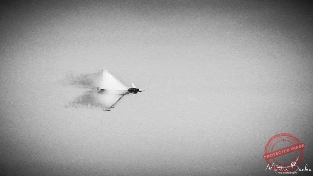 Eurofighter Typhoon Shrouded in Vapour