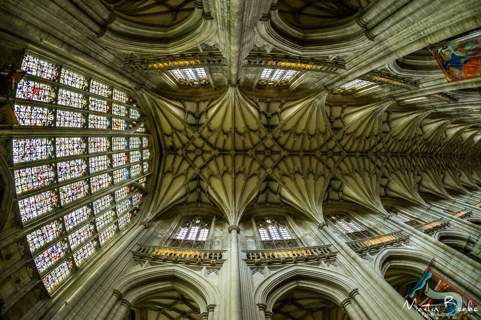 Great West Window and Nave Ceiling - Winchester Cathedral