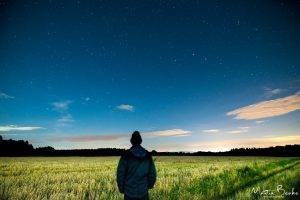 Mr.B looking out for Perseids Meteors