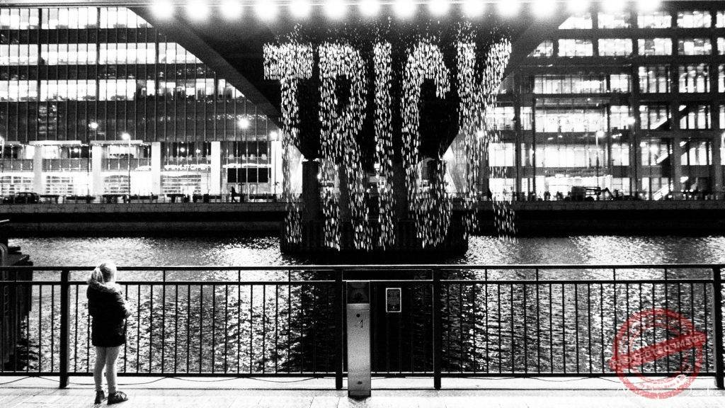 Bit.Fall, Canary Wharf Winter Lights 2018