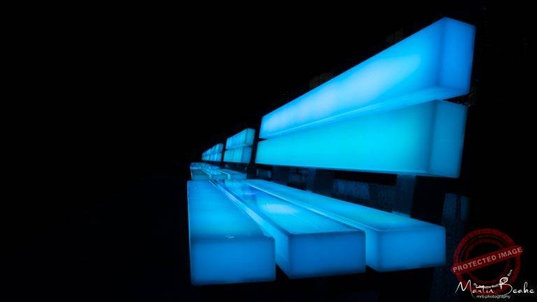 Light Benches - Canary Wharf Winter Lights 2018