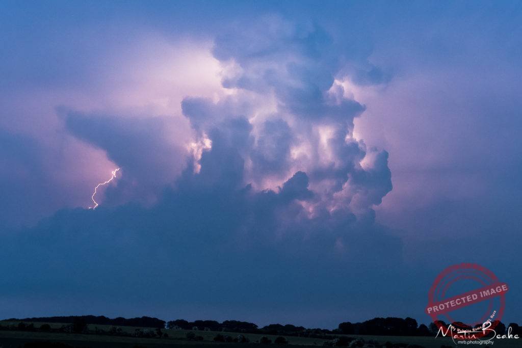 Lightning Storm Over Avebury